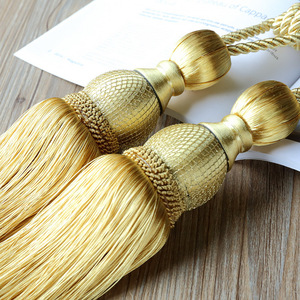 Custom Color Modern Style Curtain Tassel Tassel Tieback Curtain <strong>Fringe</strong> <strong>Trim</strong> - Product Image 3