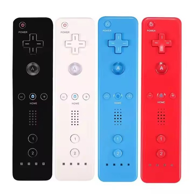Multi Color Motion Plus Remote Game Controller for Nintendo Wii Right Straight Gamepad Controller With Accelerator