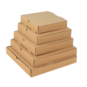 1000 gói 9 10 11 12 14inch bánh pizza hộp, nâu sóng tông vận chuyển an toàn - Product Image 1