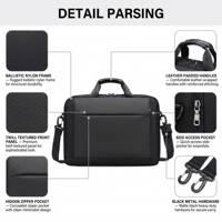 Sac à main portable CoolBELL personnalisé avec logo d'usine, grande capacité, pour hommes et femmes, idéal pour les voyages d'affaires, durable, imperméable, pour ordinateur portable 15,6 pouces