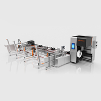 Coupe-tubes laser à fibre CNC 6000W, machine de découpe automatique de tubes avec tête Raytools 3 axes