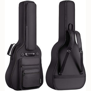 Échantillon gratuit étui pour guitare <span class=keywords><strong>acoustique</strong></span> sacs étanches de grande taille OEM renforcé rembourré étui pour guitare guitare basse sac - Product Image 1