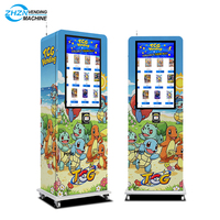 Distributeur automatique de cartes à collectionner TCG en libre-service avec SDK, paiement par pièces pour les magasins de cartes, centres commerciaux, lecteur de cartes de crédit, gestion à distance, kiosque