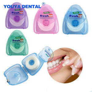 Dental 50m Portable <b>Flosser</b> Interdental Brush Teeth <b>Stick</b> Oral Hygiene Clean Wire Fresh Plastic Practical Health Care Toothpicks - Product Image 1