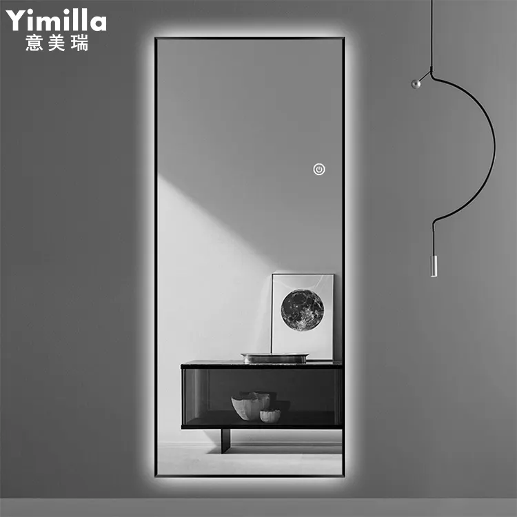 Led Lighted Dressing Room Mirrors Yimilla Custom LED Bedroom Dressing Mirror Designs Lighted Dressing Room Mirror