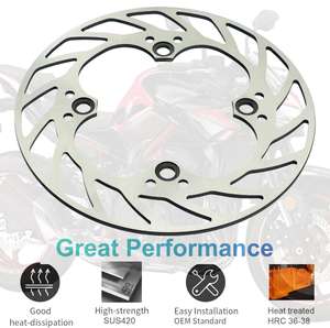 Factory Motos 250mm trasero Disco De Freno Rotor disco motocicleta freno disco para Kawasaki Z900 <span class=keywords><strong>Z800</strong></span> Z1000 Ninja ZX14R ZZR1400 Z750 - Product Image 4