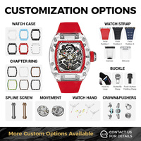 Montres de sport de luxe légères pour hommes Montres mécaniques automatiques ultra-légères Montres pour hommes tendance d'affair