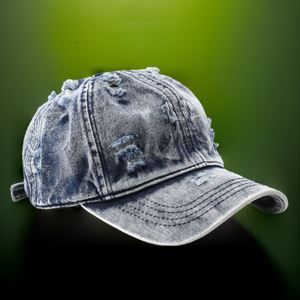 Gorras de Béisbol Lisas al por Mayor, Gorras de Mezclilla Desgastadas Personalizadas Estilo Vintage - Product Image 4