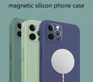 2024 gros magnétique doux coques de téléphone couverture silicone coque de téléphone pour iPhone 16 15 <span class=keywords><strong>14</strong></span> 11 12 13 Pro Max - Product Image 2