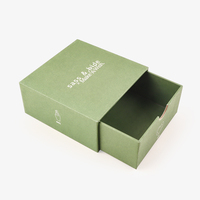 Boîte à tiroirs pliante en papier Bonbons Chaussette Sous-vêtements Emballage Boîte Cadeau Support Logo Personnalisé Boîtes Cadeaux