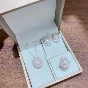 <span class=keywords><strong>Set</strong></span> Perhiasan Mutiara Air Tawar Alami 9mm Grade AAAA Berlapis Platinum, Hadiah Pertunangan Premium: Liontin, Kalung, Anting, Cincin - Product Image 4