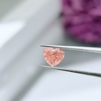 Diamants de laboratoire CVD en vrac, taille coussin excellente, 1,03 carat, VVS2, certifiés IGI, bleu vif fantaisie