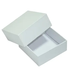 12x12 12x12x12 فاخر مخصص مربع أبيض 1200g كرتون هدية مربع مع اغطية تصفيح/تغليف غير لامع التعبئة والتغليف