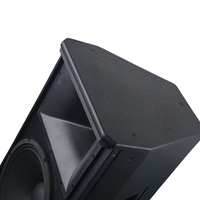 Système de sonorisation professionnel complet pour karaoké, home cinéma et spectacles sur scène avec barres transparentes de 10/12/15 pouces, 300W, 8 ohms