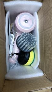 Dropshipping cepillo de limpieza eléctrico USB recargable cocina baño limpiador multifuncional <span class=keywords><strong>FISI</strong></span> 1200mAh con dos cepillos - Product Image 5