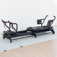 Cama de Pilates Reformer de Gran Venta con Estructura de Aleación de Aluminio y Plataforma Deslizante Suave