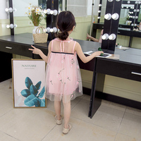 Neueste Stickerei Mais ärmellose Kleid Designs für Kinder Mädchen Kid Wear Kleider Baby Kids Wear Mädchen Kleid