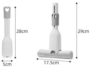 Mini limpiador de fregona plegable para espacios pequeños, portátil, autoexprimible, Mini esponja de mano, fregona de escritorio - Product Image 3