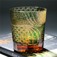 Verres à whisky XO en verre nuage découpé à la main de style japonais