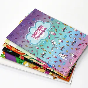 Libros para colorear impresión al por mayor libro personalizado niños tapa blanda libro para colorear para adultos para niños