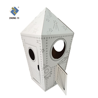 Mini Fusée 2026 pour Enfants – Maisonnette en Carton à Dessiner, Jouet Fusée avec Logo Personnalisé et Papier Artistique