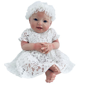 18 inç katı yumuşak silikon Bebe yeniden doğmuş bebek el yapımı yüksek kalite DIY Mini yumuşak oyuncak kızlar için - Product Image 1