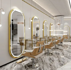 Espejo LED Moderno con Luz para Pared, Estilo Europeo Simple, para Hotel, Barbería, Peluquería - Product Image 3