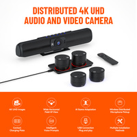 Premium 4k 1080p 3x HD USB geniş açı Video konferans kamerası otomatik çerçeveleme ile Zoom profesyonel PTZ Webcam için