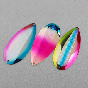 Señuelo de pesca tipo cuchara de acero inoxidable OEM Jet Dodgers al por mayor, de metal pesado, para agua salada y lagos, para salmón, atún, trucha y tiburón. - Product Image 5