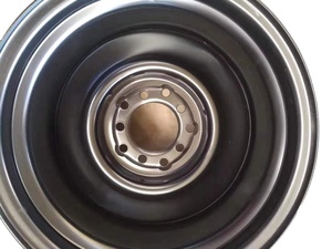 Cerchi in Acciaio Cromato per Auto Classiche, Design Liscio, 15 e 16 Pollici, 40mm 25mm 30mm 100mm, Costruzione in Due Pezzi, <span class=keywords><strong>5</strong></span> Fori - Product Image 4