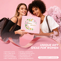 Cadeaux d'anniversaire très vendus pour femmes, ensembles de cadeaux d'anniversaire promotionnels multicolores assortis, cadeaux d'anniversaire tout-en-un