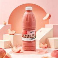 Lotlong Premium Bulk Source Factory Zoete, Gladde Perzikdrankpulp voor Melktheewinkels en Koudedrankzaken