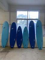 Planche de surf unisexe en mousse EPS haute densité - Dessus souple IXPE et fond HDPE avec laminage thermique pour le surf en mer