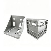 Connecteur de profilé aluminium Tuojian 80x80 90x90 100x100 – Barre de grande taille, support métallique à angle de 90 degrés pour cadre