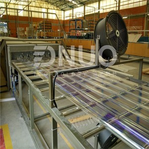 Machine de fabrication de panneaux de toiture en fibre de verre composite plastique <span class=keywords><strong>pour</strong></span> puits de lumière et luminaires de jour - Product Image 5
