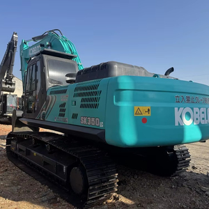 รถขุดไฮดรอลิก Kobelco SK350 มือสองคุณภาพสูง 35 ตัน พร้อมเครื่องยนต์เดิม ชุดเกียร์ PLC ปั๊ม ได้รับการรับรองมาตรฐาน EPA ขายดี - Product Image 1