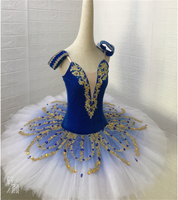 Nouveaux costumes de ballet tutu bleu royal pour filles. Nouveau TUTU-32