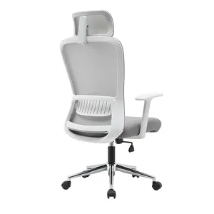 Sedie ergonomiche per visitatori da ufficio regolabili con schienale alto personalizzato e Design ergonomico per gli ospiti dell'ufficio
