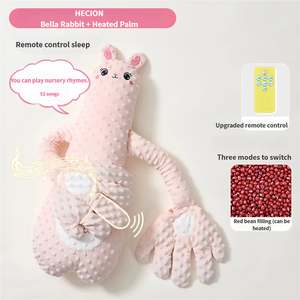 Juguete <span class=keywords><strong>de</strong></span> Peluche Relajante <span class=keywords><strong>para</strong></span> Bebés Recién Nacidos HECION, Ayuda <span class=keywords><strong>para</strong></span> <span class=keywords><strong>Dormir</strong></span> Anti-Susto, Perfecto <span class=keywords><strong>para</strong></span> Abrazar, Morder y Confortar a los Bebés - Product Image 4