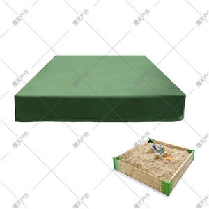 Couverture de bac à sable verte carrée, imperméable, pare-soleil pour jardin, terrasse, aire de jeux extérieure, housse de protection pour bac à sable pour enfants - Product Image 2