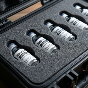 Professional Clinical Sterile 5-Vial Peptide Travel Carrier Impact-Resistant <b>EVA</b> Case for Retatru- Sema- Research Vials Kit - Product Image 5