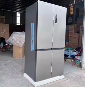 Réfrigérateur à portes françaises J 730 litres, refroidissement par air, intelligent, commercial, quatre portes, congélateur inférieur, réfrigérateur pour la maison - Product Image 1