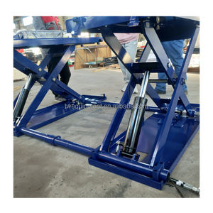 Équipement de <span class=keywords><strong>Garage</strong></span> en ligne, stock en ligne, ciseaux de luxe 3 tonnes, ascenseur central, serrure de sécurité électrique - Product Image 2