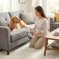 Rouleau anti-poils réutilisable pour animaux de compagnie, auto-nettoyant, brosse de toilettage détachable pour chiens et chats