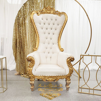 Chaise du trône de fer français, roi Baroque, David, Lion angérique, reine de mariage