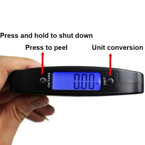 Balance à main, balance à bagages numérique portable <span class=keywords><strong>pas</strong></span> chère, machine à peser électronique, balance à suspendre, balance à bagages - Product Image 3