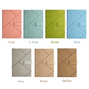 <span class=keywords><strong>A5</strong></span> cổ điển Buff da ràng buộc xoắn ốc Tạp Chí máy tính xách tay dập nổi với vành đai từ tính - Product Image 2