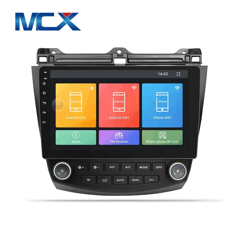 MCX 10 inch New Model For Honda Accord 7 2003-2007 Android 10.0 System GPS Combination Car Radio Video DVD Player navigation S