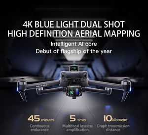P7 Max chuyên nghiệp Drone GPS 10KM 3 trục 4K HD Máy ảnh Wifi FPV rc Quadcopter được xây dựng trong airdrop thiết bị điều khiển màn hình mạng điều khiển - Product Image 2