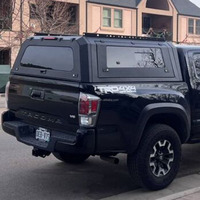 Capot rigide en acier à prix réduit avec fenêtre coulissante pour Dodge Ram 1500 6.4ft sans railbox, couvre-benne
